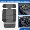 Kindersitzunterlage, Sitzschoner für Auto in schwarz von Produktbild-Vorschau 2