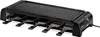 A Silvercrest Raclette Grill Maxi "SRGM 1500 B2" Minigrill Party for 10 people is shown from a slightly elevated front-side angle against a white background. Produktbild-Vorschau