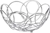 Obstschale Excellent Houseware, verchromter Stahl, 26,5x13 Produktbild-Vorschau 1