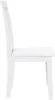 vidaXL Chaises de salle à manger 2 pcs. Blanc Bois massif Voir les images du produit 6