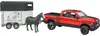 Bruder RAM 2500 Power Wagon mit Pferdeanhänger und 1 Pferd; Produktbild-Vorschau 8
