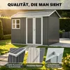 Geräteschuppen Gerätehaus Metall Gartenhaus Satteldach Produktbild-Vorschau 4
