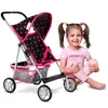 Kinderplay Puppenwagen KP0280R – Leichter Puppenbuggy mit Produktbild-Vorschau 1