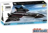 The image shows the packaging of a COBI Lockheed SR-71 Blackbird model kit. Voir les images du produit