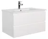 SORRENTO Waschtisch hängend 80cm Keramik-Becken Produktbild-Vorschau 2