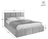Masseno Polsterbett COMO 120x200 cm, Polsterbett mit Produktbild-Vorschau 7