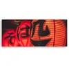 Leinwandbild Asiatische Laternen 90x30 Feeby Rosa bild für Produktbild-Vorschau 2
