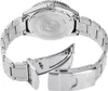 The back of a silver watch with an open clasp. Podgląd zdjęcia produktu