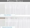 2er-Set 160x305cm Outdoor-Vorhang,Taschenstange Produktbild-Vorschau 4