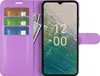 Nokia C32 Hülle - Coverup Klapphülle - Violett Produktbild-Vorschau 2