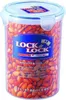 A transparent Lock & Lock food storage container filled with almonds. Anteprima dell’immagine prodotto