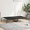 vidaXL Lettino per cani rialzato Nero 130x80x20 cm Tessuto Anteprima dell’immagine prodotto 3