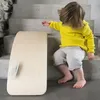Wobbel Board Original - Leinen-Whitewash, Filz braun Produktbild-Vorschau 4
