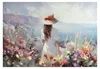 Poster Amelia 70x100 cm Wandbild Frau Modern Handgemalt Produktbild-Vorschau 4
