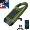 LED Taschenlampe Mit Kurbel Und Solarpanel - USB Aufladbar, Produktbild-Vorschau 1