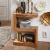 Table d'appoint FineBuy en bois massif d'acacia S Cube, 60 Voir les images du produit 1