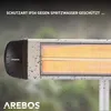 Promiennik podczerwieni AREBOS 2500 W, z pilotem zdalnego Podgląd zdjęcia produktu 4