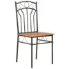 vidaXL Chaises de salle à manger 2 pcs. Marron MDF Voir les images du produit 1