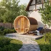 FinnTherm Fass-Sauna Sam, Aussensauna Fichte unbehandelt, Produktbild-Vorschau 6