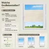 Plissee Klemmfix ohne Bohren 80x130cm Leinen Sichtschutz Produktbild-Vorschau 8