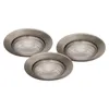 3er Set LED Einbaustrahler silber IP44 60mm – dimmbar & Produktbild-Vorschau 5