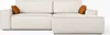 Ecksofa TOR mit Schlaffunktion. Farbe: Cream. Produktbild-Vorschau 6