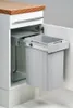 Naber  Single 30 DT. Abfallsammler, alu grau (26 Liter), Produktbild-Vorschau 6