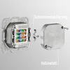 EFB Netzwerkdose CAT6a Unterputz 2-fach RJ45, Produktbild-Vorschau 5