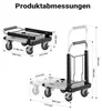 XPOtool plošinový vozík do 150 kg 710x410 mm, skládací Náhled obrázku produktu 11