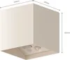Calex Volterra Wandleuchte, für Außen & Innen, warmweißes Produktbild-Vorschau 4