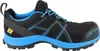 A side view of a black and blue safety shoe against a white background. Náhľad obrázku produktu