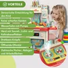 Grande cucina per bambini con luce, rubinetto Anteprima dell’immagine prodotto 2