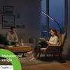 LUMILED LED staande lamp LONGA, zwart, 14W, CCT Productafbeelding-voorbeeld 2