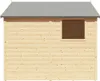 Dřevěný zahradní domek Konsta 181 x 239 cm přírodní Náhled obrázku produktu 7