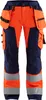 Blakläder Damen High Vis Bundhose mit Werkzeugtaschen 7156 Produktbild-Vorschau 1
