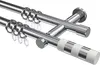 Interdeco Gardinenstange / Vorhangstange Chrom, Typ Platon Produktbild-Vorschau 1