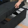HOMCOM Schlafsofa, 2-Sitzer Sofa mit Schlaffunktion, Produktbild-Vorschau 8