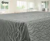 Beautex Damast Tischdecke Jacquard oval bügelfrei Streifen Produktbild-Vorschau 2