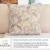 Selfitex 2er Set Bunte Couchkissen 50x50 cm, Sofakissen mit Produktbild-Vorschau 2