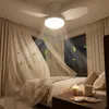 60W 3 Flügeln Deckenventilator mit Beleuchtung, LED Produktbild-Vorschau 3