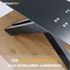metalopro Tischgestell Metall X-Frame Schwarz Produktbild-Vorschau 7