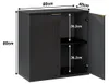 Credenza contenitore 60x30x70 cm con frontale a pieghe e Anteprima dell’immagine prodotto 2