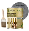 2,5Liter  - Holzlasur Dickschichtlasur Set + Pinsel 2in1 Produktbild-Vorschau 1