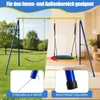 COSTWAY Swing Frame Swing Frame Double Swing Kovový rám pre Náhľad obrázku produktu 7