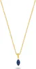 New Bling 9NBG-0681 Gold Halskette mit Anhänger - Zirkonia Produktbild-Vorschau 1