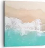 Bild auf Leinwand - Leinwandbild - Meer Welle Sand - Produktbild-Vorschau 1