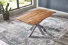 Esstisch Baumkante massiv Akazie natur 120 x 80 cm Produktbild-Vorschau 3
