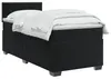 vidaXL Boxspringbett mit Matratze und LED Schwarz 90 x 200 Produktbild-Vorschau 3
