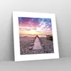 Poster - Poster ohne Rahmen - Boot Strand Himmel - 30x30 cm Produktbild-Vorschau 7