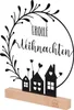 UNUS Deko Aufsteller "Frohe Weihnachten" mit Blumenbogen Produktbild-Vorschau 4